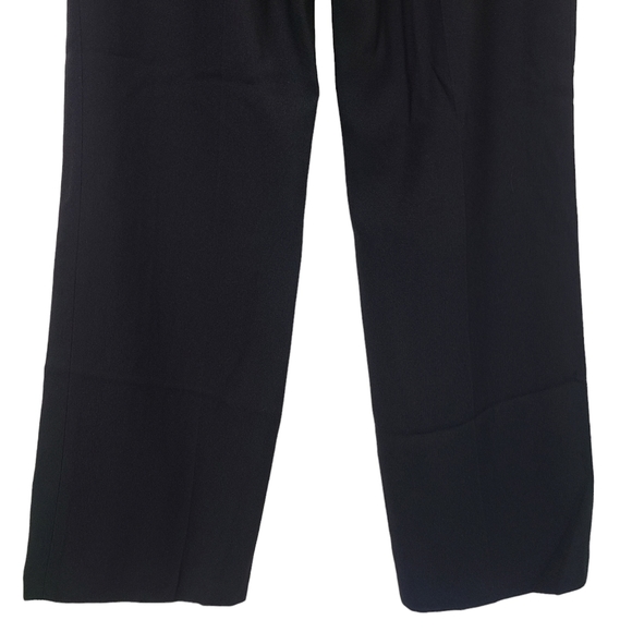Nygard Connection Women Black Straight Leg Dress Pants Size 12 Triacetate - Picture 6 of 10